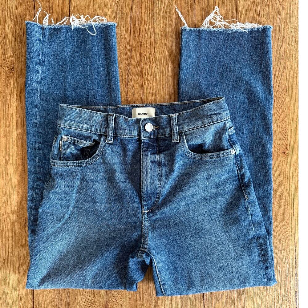 DL1961 High-Waisted Patti Straight Jeans Size 25